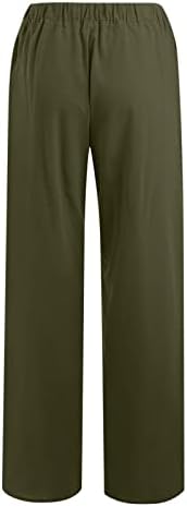 SMIDOW Womens Wide Leg Linen Pants 2023 Summer