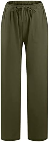 SMIDOW Womens Wide Leg Linen Pants 2023 Summer