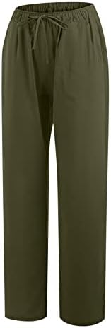 SMIDOW Womens Wide Leg Linen Pants 2023 Summer