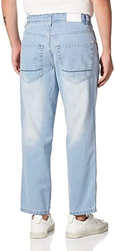 Relaxed Fit Denim Pants for Men