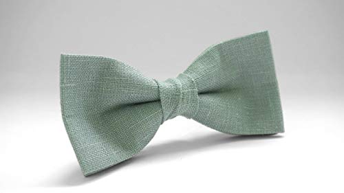 Sage Green Eco-Friendly Bow Tie for Groomsmen