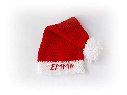 Personalized Santa Baby Hat Boots Set Christmas Props