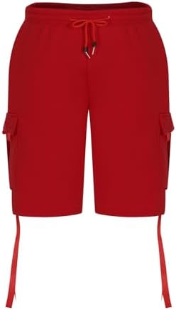 Stylish Stretch-Fit Mens Cargo Shorts