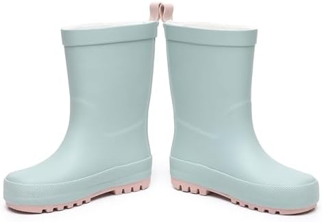 Rain Boots for Kids Waterproof and Easy to Wear
