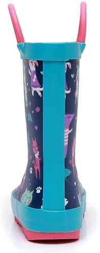 LANCDON Toddler Rain Boots for BoysGirls Waterproof Durable