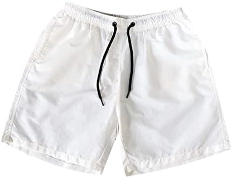 Mens Athletic Cargo Shorts Loose Fit Casual Stretch Beach Hiking Drawstring