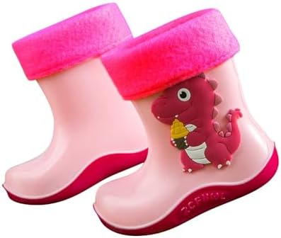 Dinosaur Print Water-Resistant Rain Boots for Kids