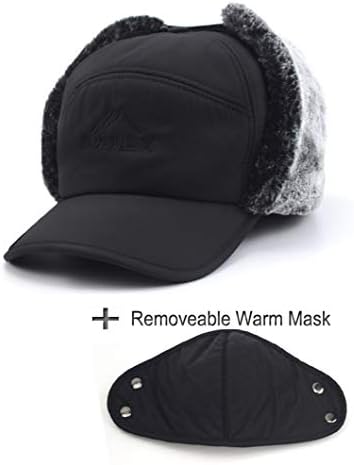 Warm Faux Fur Balaclava for Men Women