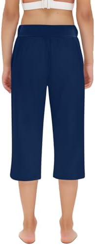 Girls High Waist Capri Yoga Pants