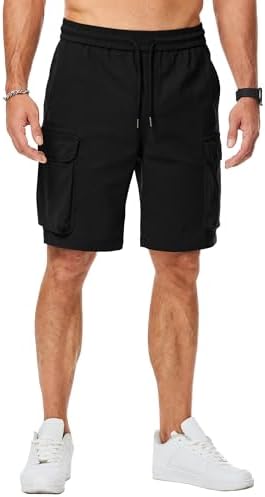 Mens Stretch Cargo Shorts
