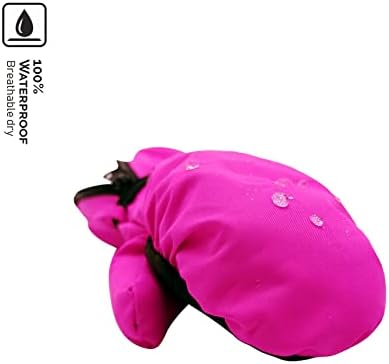 HIGHCAMP Winter Snow Mitten Gloves for Kids