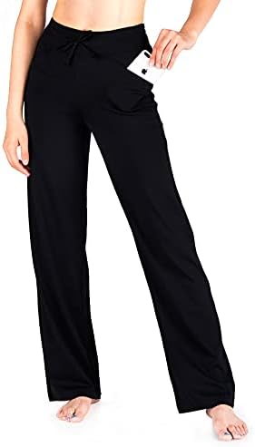 Yogipace Womens Straight Leg Loose Fit Yoga Pants