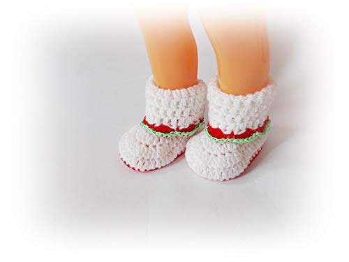 Handmade Santa Baby Set Christmas Hat Boots