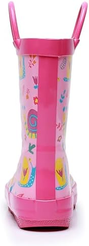 Waterproof Kids Rain Boots Fun and Easy to Wear