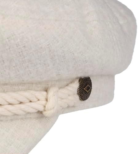 Brimson Fiddler Cap Off White Boucle