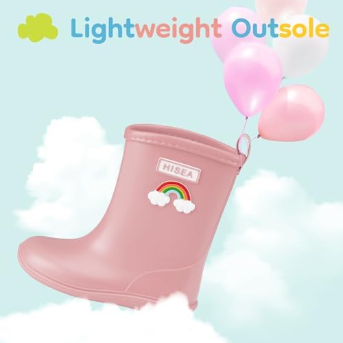 HISEA Toddler Rain Boots waterproof