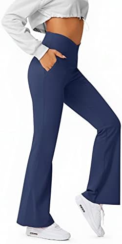 HEGALY Womens High Waist Flare Yoga Pants