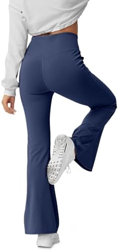 HEGALY Womens High Waist Flare Yoga Pants
