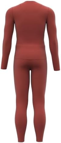 Vibrant Red Thermal Compression Pants for Men