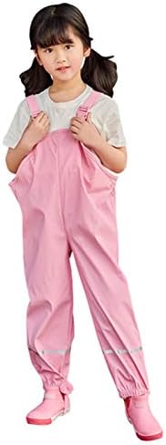 Kids Waterproof Rain Pants mud-proof breathable adjust boys girls