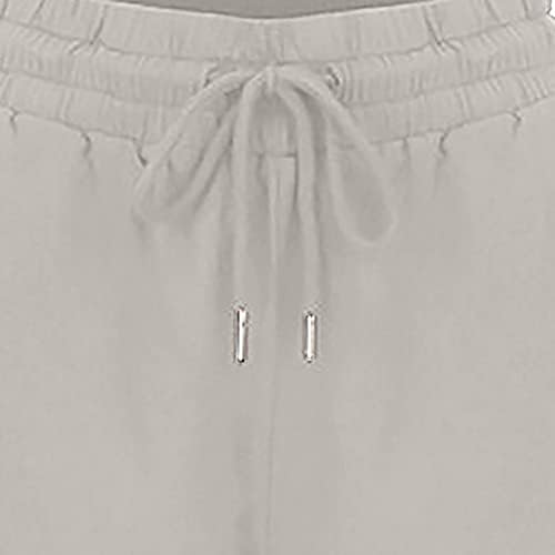 Stretchy Womens sweatpants with drawstring