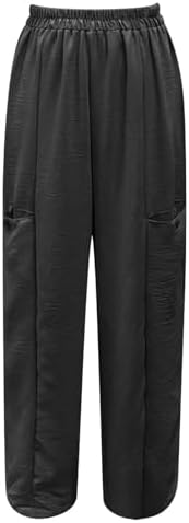 FZVYD Women Cotton Linen Tapered Leg Sweatpants