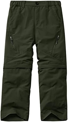 Boys Waterproof Cargo Pants Quick Dry Outdoor Hiking