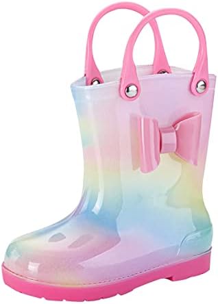 Rainbow Fun Rain Boots for Kids