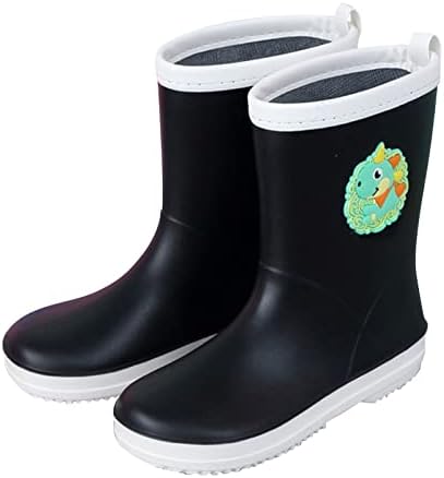 Waterproof Child Rain Boots Boys Girls 7-12 US