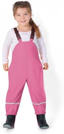 Adjustable Toddler Rain Pants Waterproof Breathable for Boys Girls