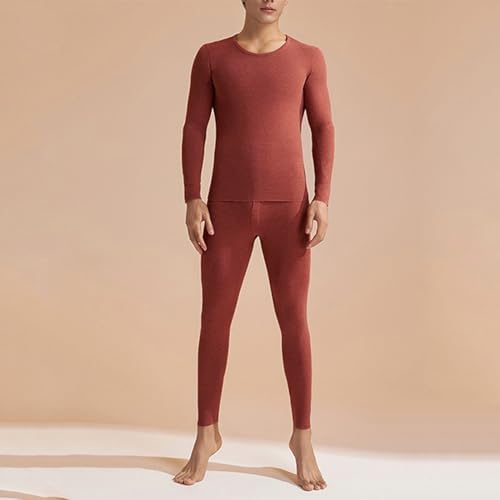 Vibrant Red Thermal Compression Pants for Men