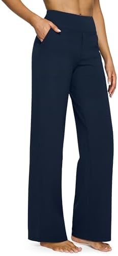 G4Free Yoga Pants Women Wide Leg Stretch Casual with Pockets