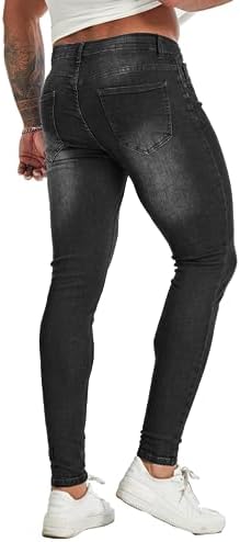 Mens Slim Fit Ripped Jeans