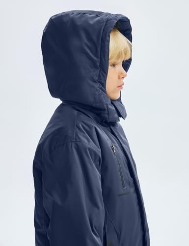 GEMYSE Boys Waterproof Ski Jacket Warm Durable