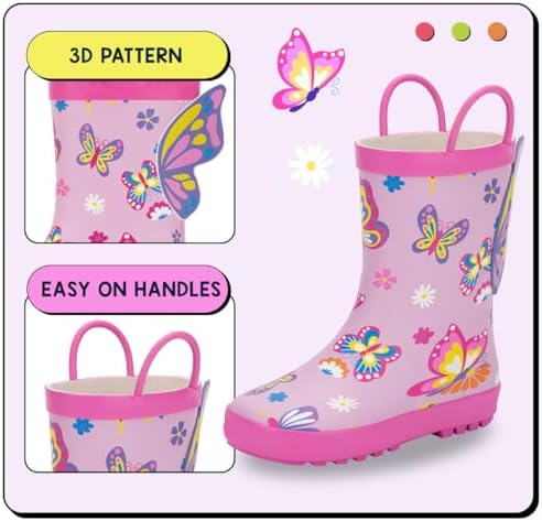 EUXTERPA Toddler Rain Boots