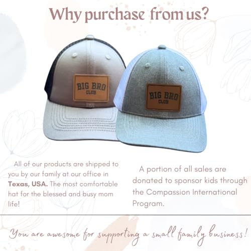 Big Bro Club Snapback Leather Patch Hat