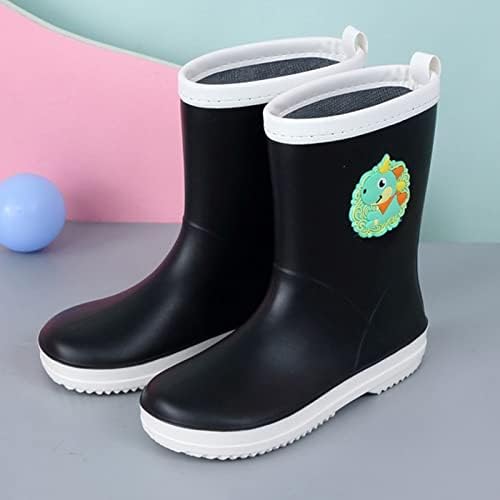 Waterproof Child Rain Boots Boys Girls 7-12 US