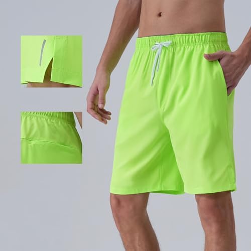 Xiaojmake Solid Beach Shorts