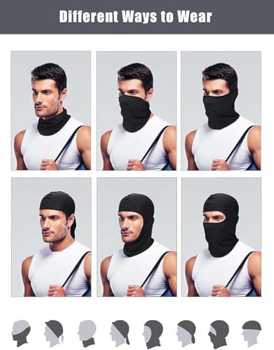 Echinodon Kids Balaclava Windproof Ski Mask UV Protection Full Head Mask