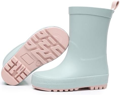 Rain Boots for Kids Waterproof and Easy to Wear