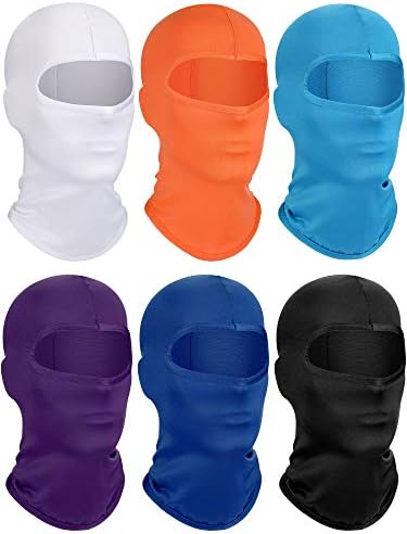 Geyoga 6-Piece Ski Mask Kids Balaclava Winter Comfort Style
