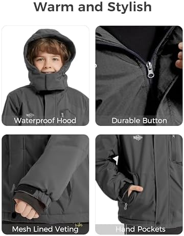 StayWarm Dry - Boys Waterproof Ski Jacket