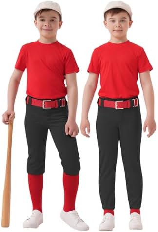 QBK 2T-13Y Toddler Baseball Pants for Boys and Girls