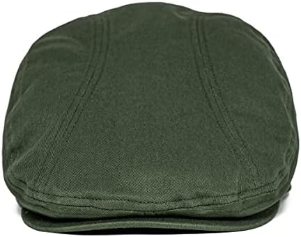 BOTVELA Flat Knit Newsboy Cap