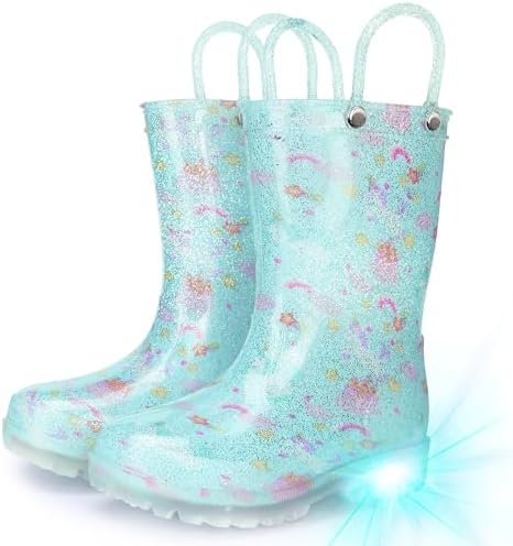 FunSpread Light-Up Kids Rain Boots