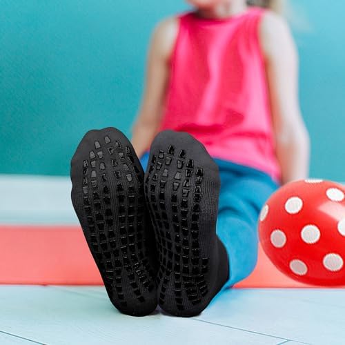 Grip Socks for Kids 4-16 Years Old Youth Boys Girls