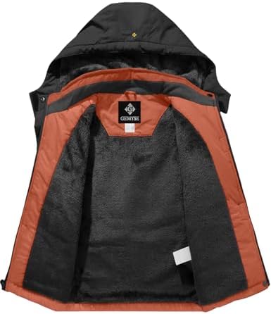 GEMYSE Boys Ski Waterproof Windproof Jacket