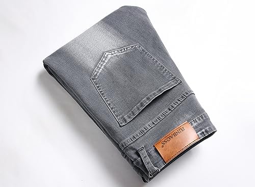 JUNBAOSS Slim Fit Ripped Jeans