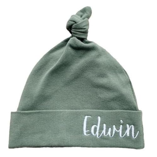 Personalized Embroidered Baby Cap Newborn Gifts for Boys Girls