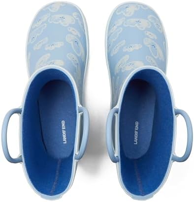 Lands End Boys and Girls Waterproof Rain Boots for Kids